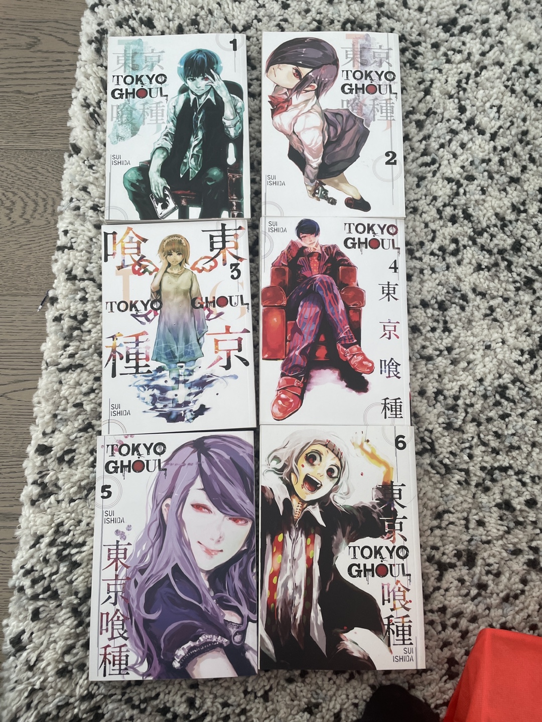 Tokyo Ghoul Manga Volumes 1-6
