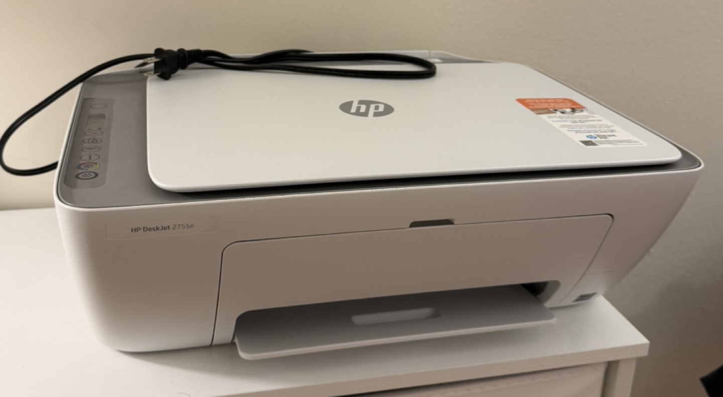 HP DeskJet 2755e Wireless Color Inkjet Printer - photo 4