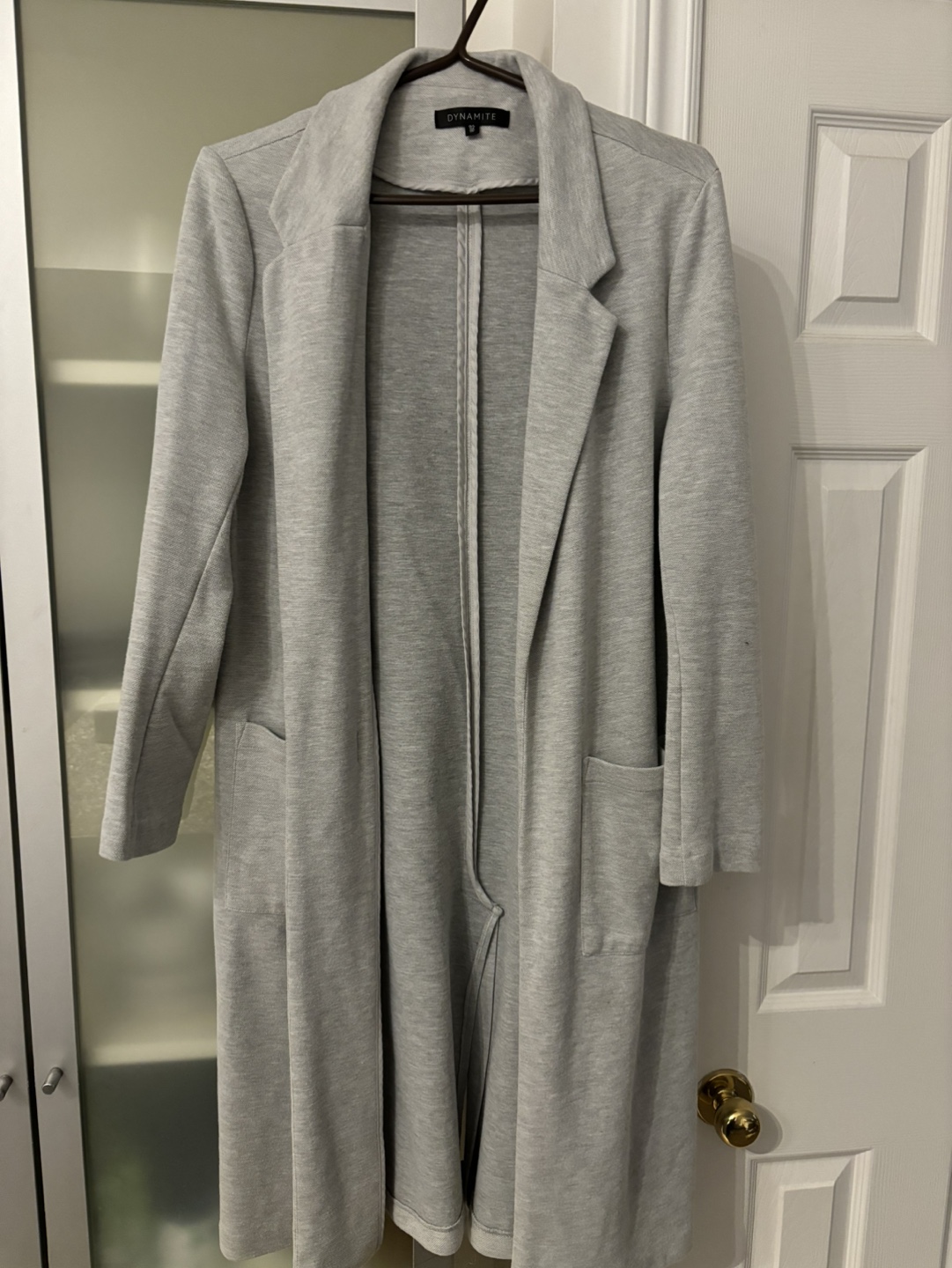 Dynamite Grey Long Cardigan