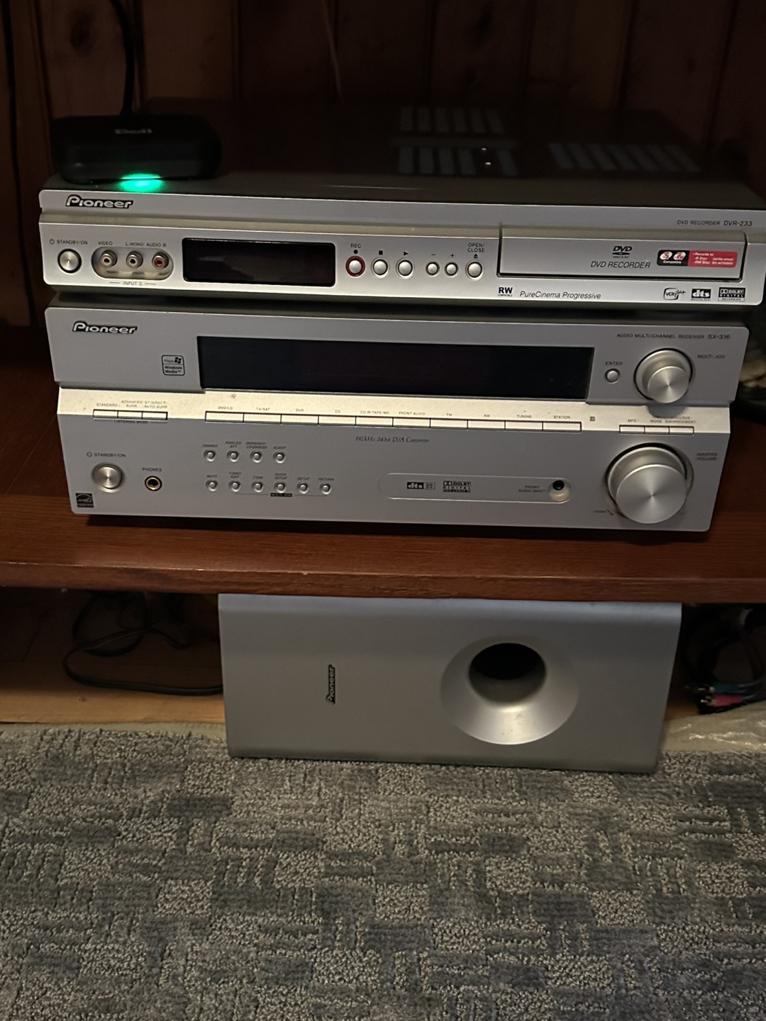 Stereo/DVD player & sub