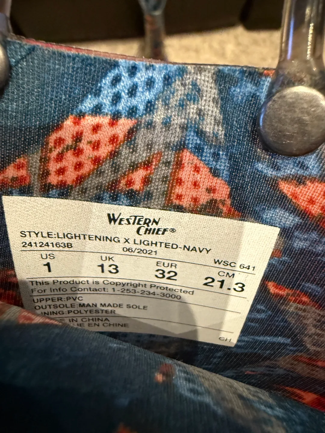 Western Chief Kids Rain Light-up Boots - Size 1 image indicator(4)