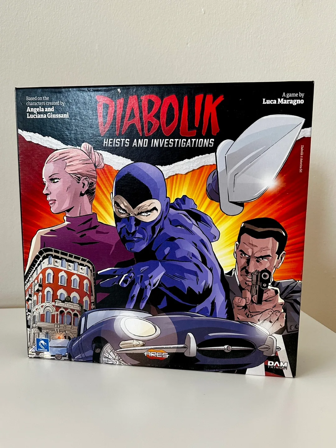 Diabolik: Heists and Investigations Board Game thumbnail