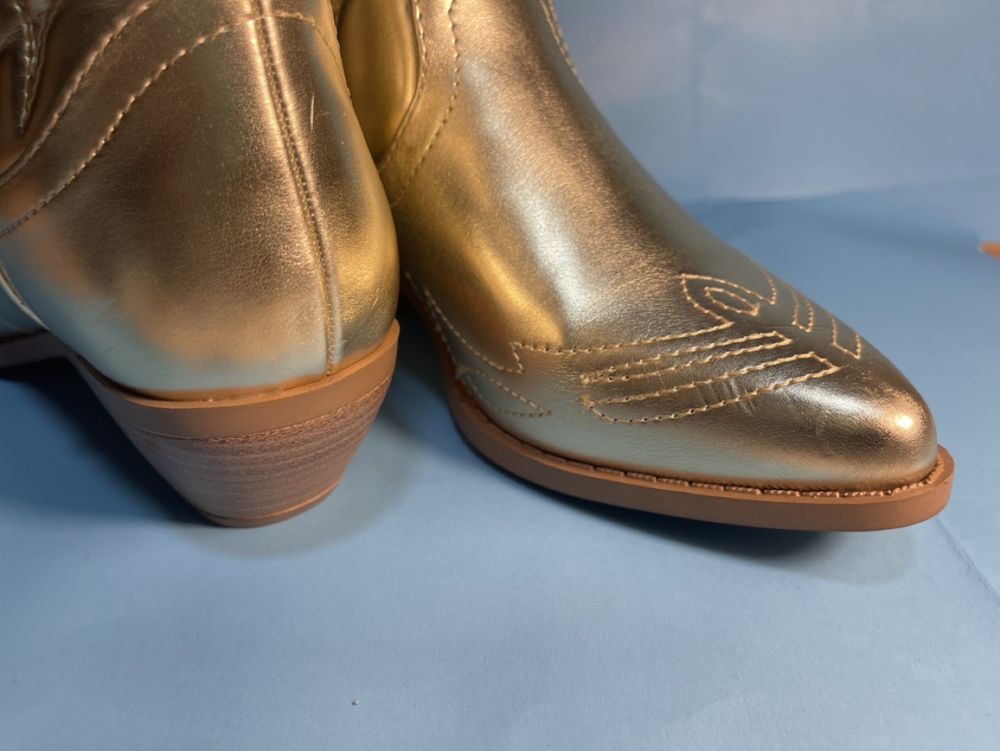 Soda Women's Gold Cowboy Boots - photo 3