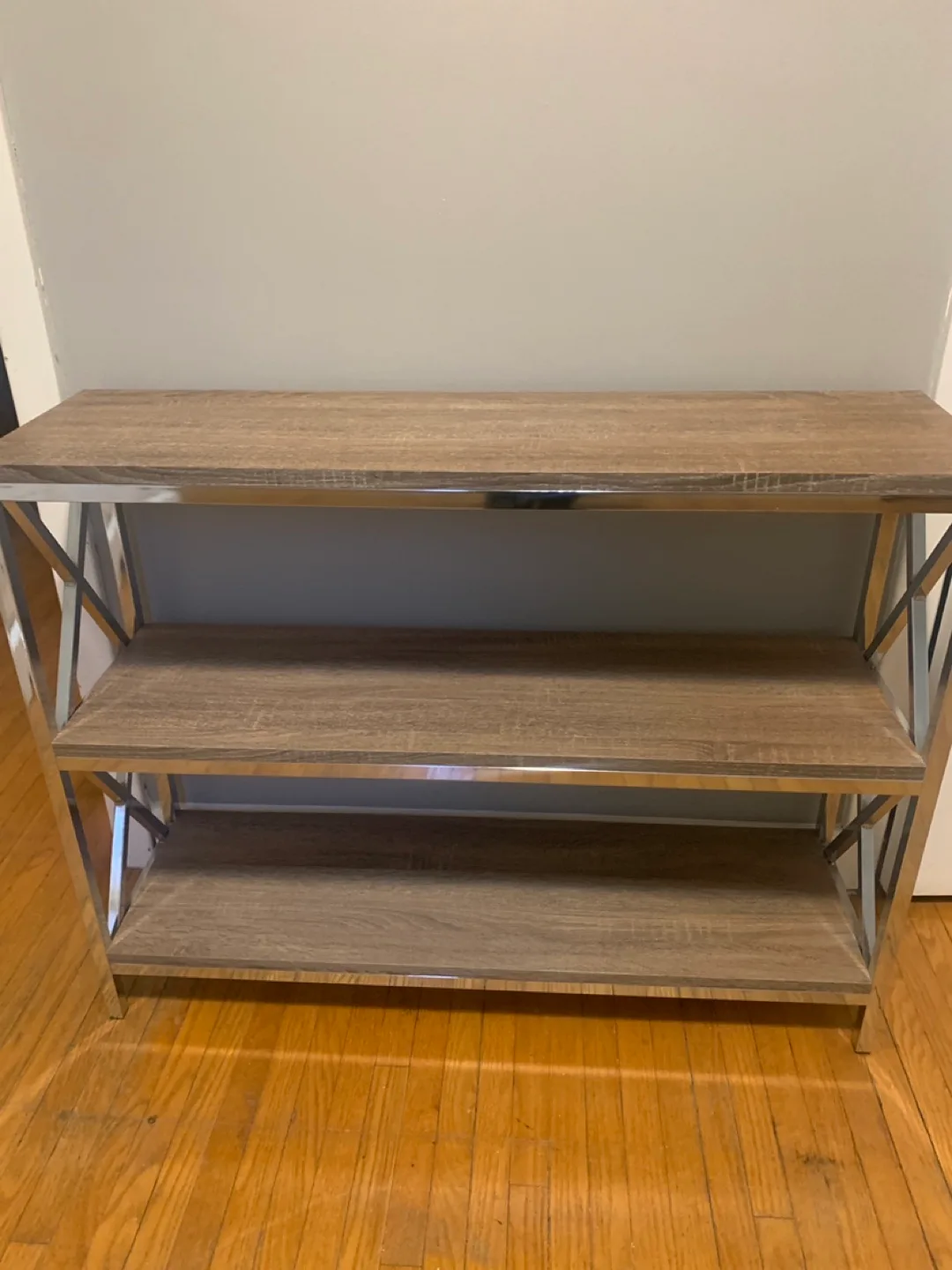 3 Shelf Console with Chrome Frame thumbnail