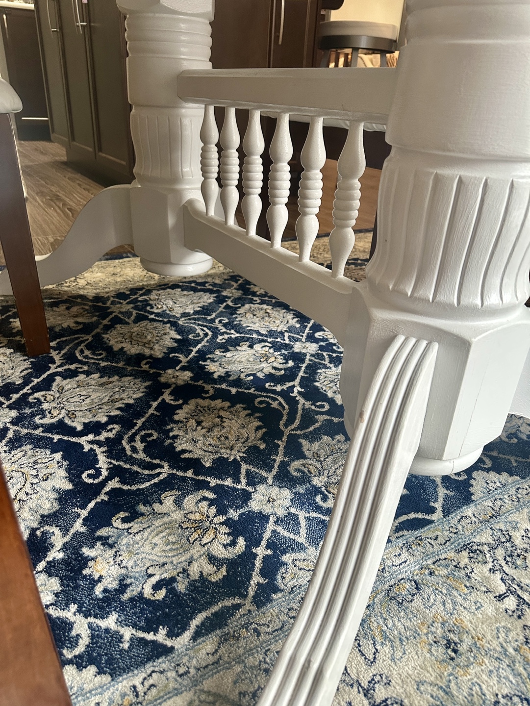 Oak dining table with four chairs - photo 4