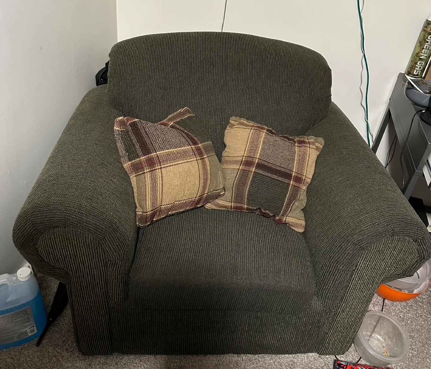 Olive armchair Set or individual thumbnail