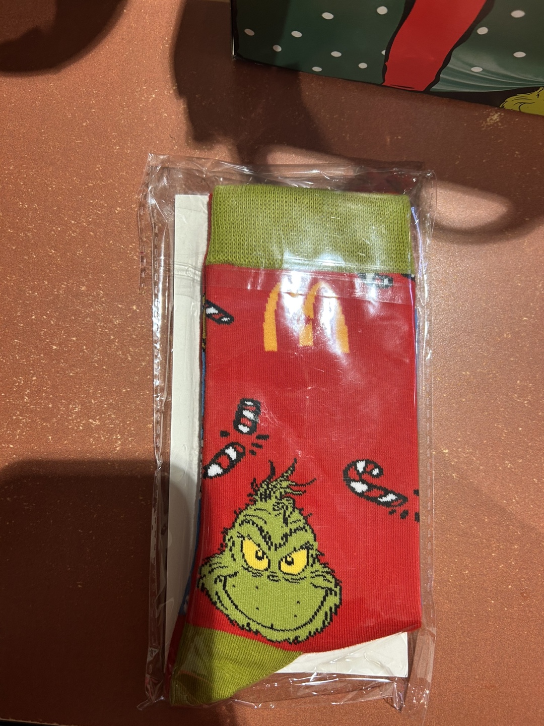 McDonald's Grinch Christmas Socks