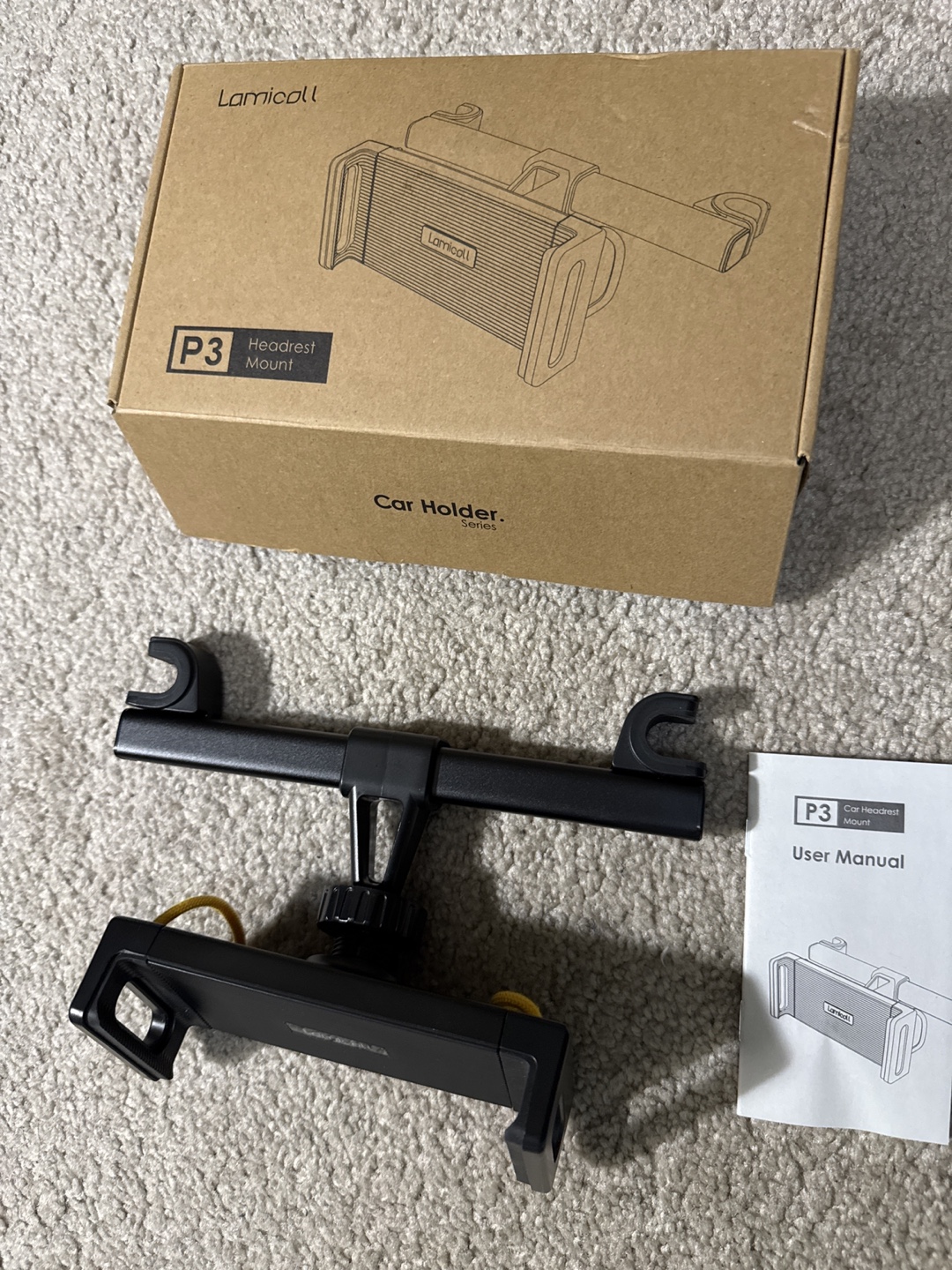 Car Headrest Mount for tablet and iPad
