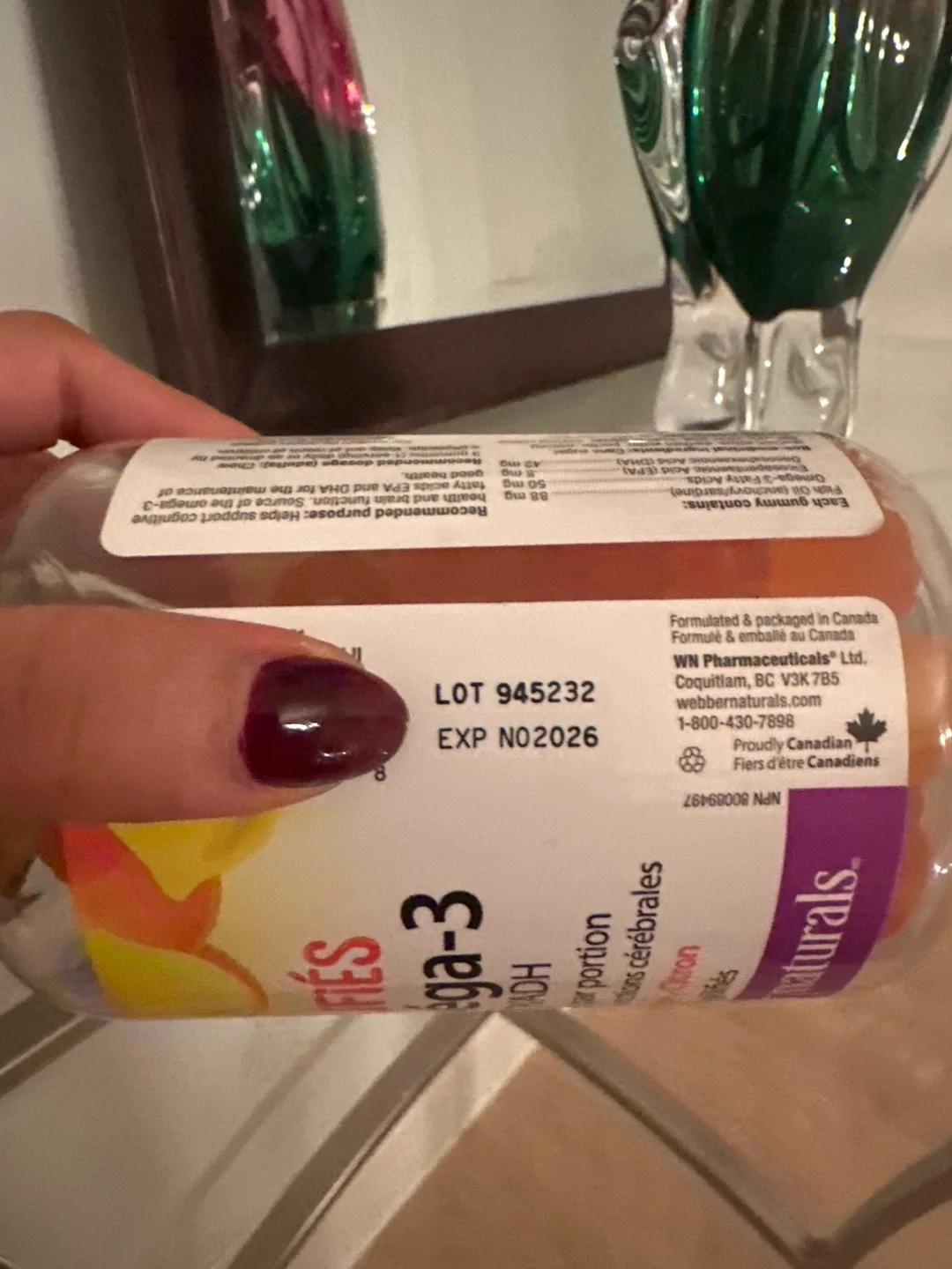 Webber Naturals Omega-3 Gummies image indicator(2)