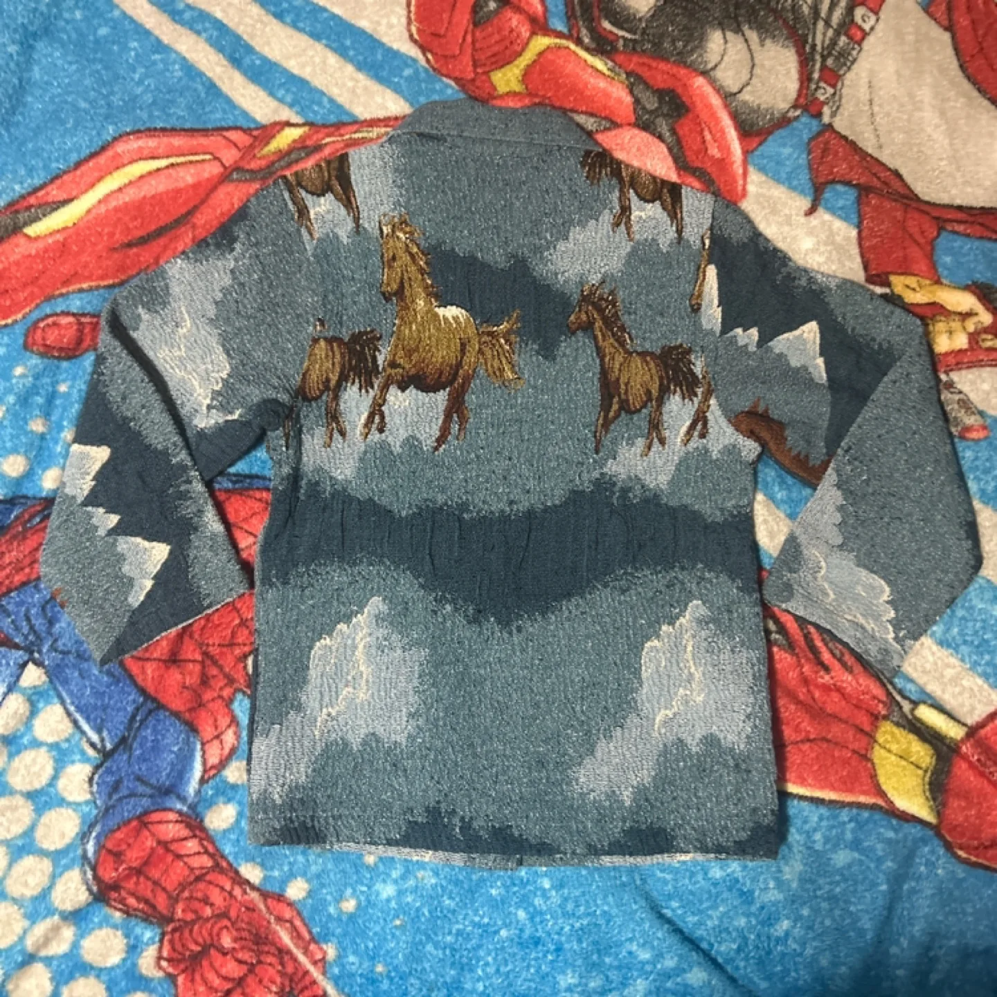 Vintage Jane Ashley Horse Tapestry Jacket - Small image indicator(7)