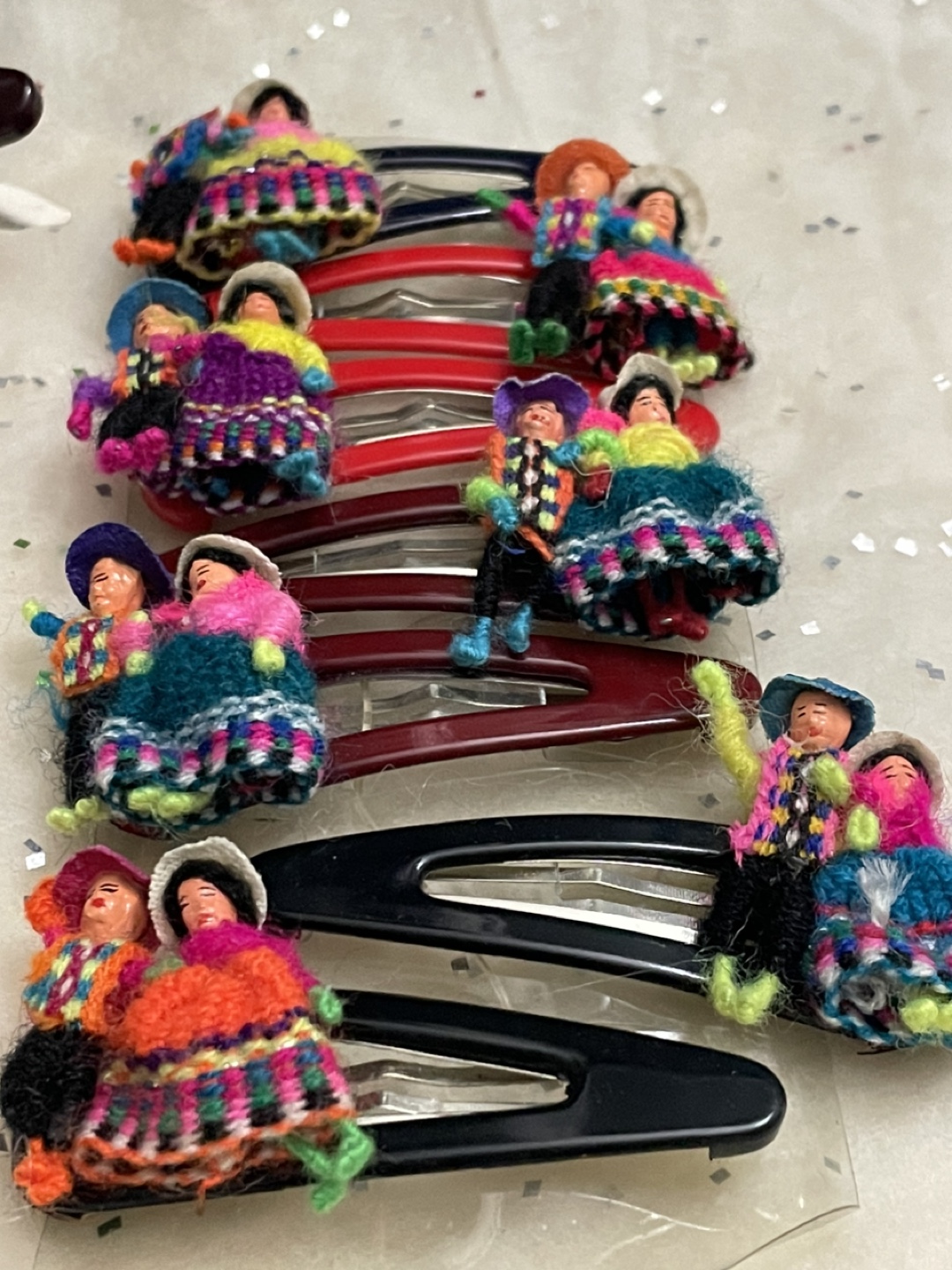 Set of 12 Peruvian Doll Hair Clips - photo 5