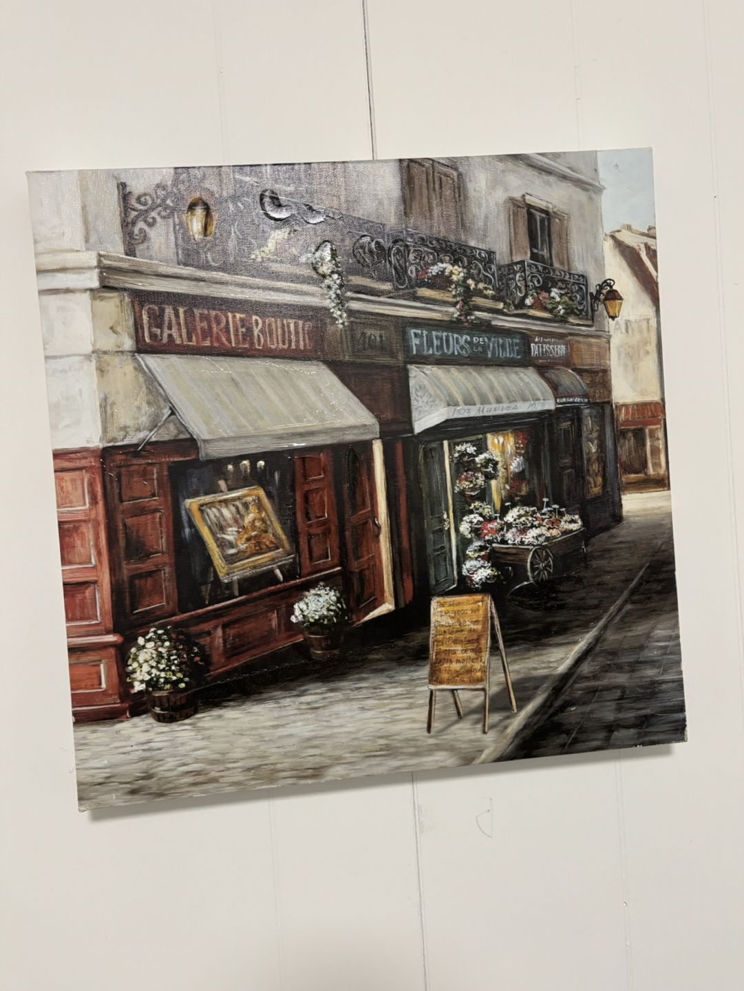 Set of 3 Parisian Themed Canvas Wall Art
