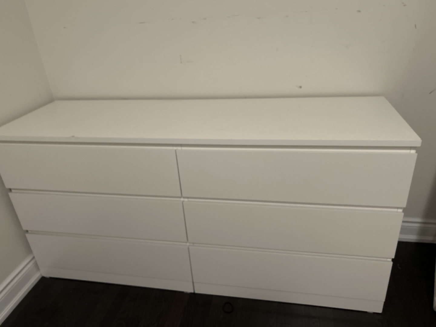 White IKEA Dresser