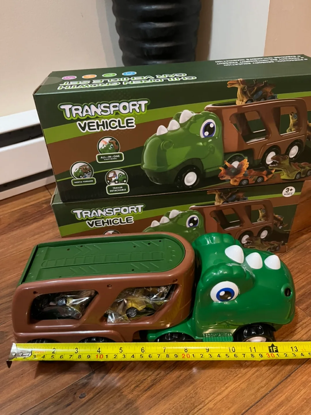 Dinosaur toy trucks set image indicator(2)