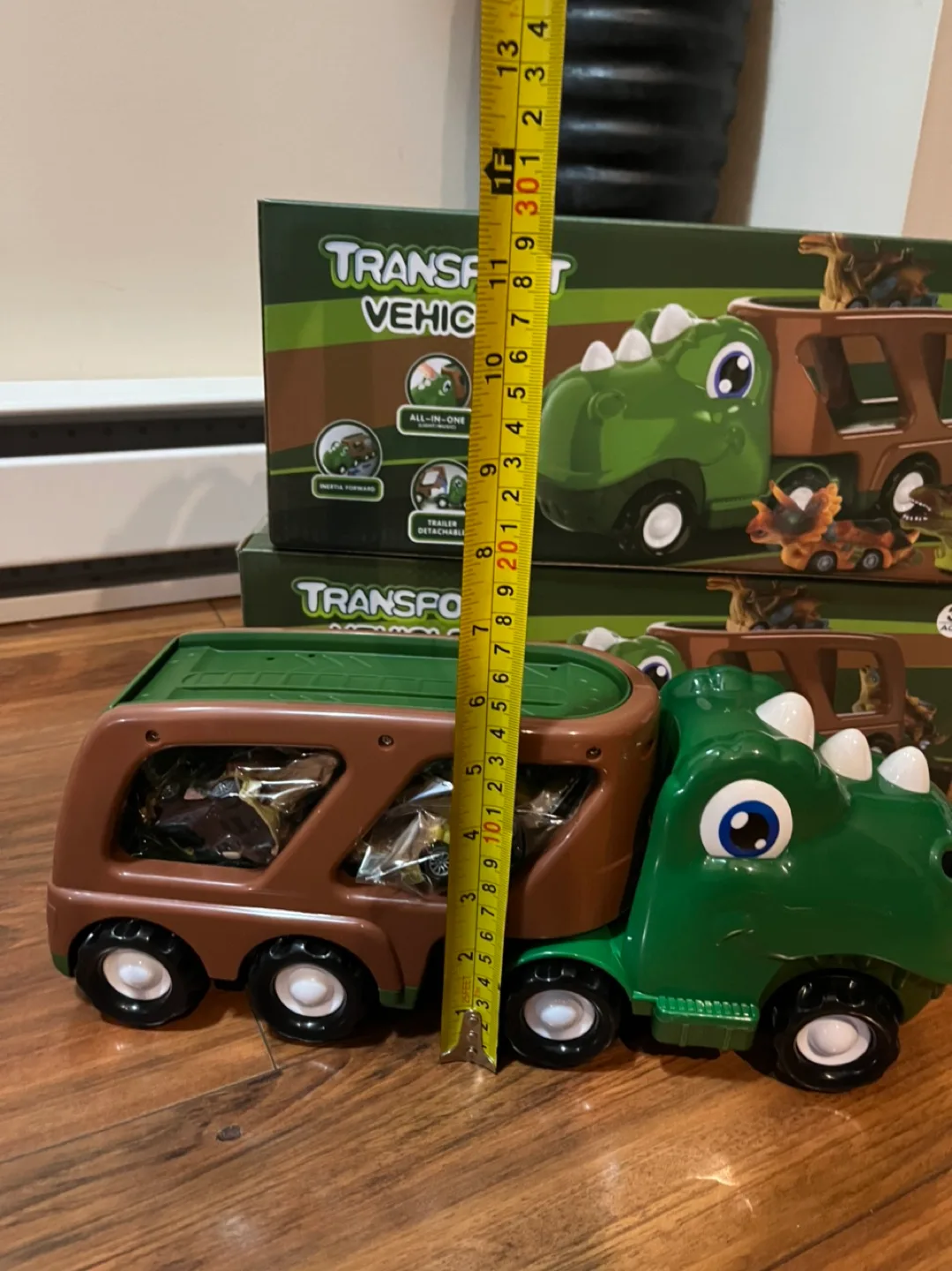 Dinosaur toy trucks set image indicator(3)