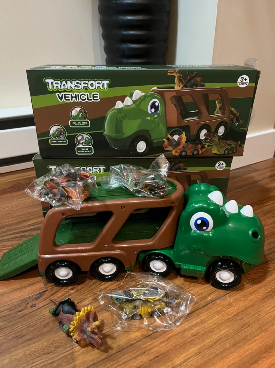 Dinosaur toy trucks set image indicator(7)