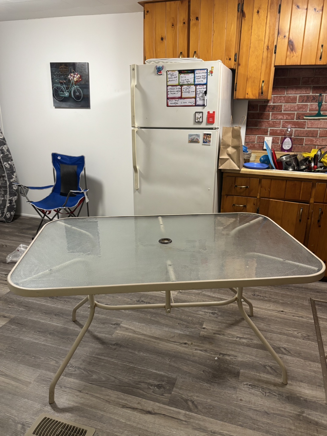 Glass Top Patio Table - photo 3
