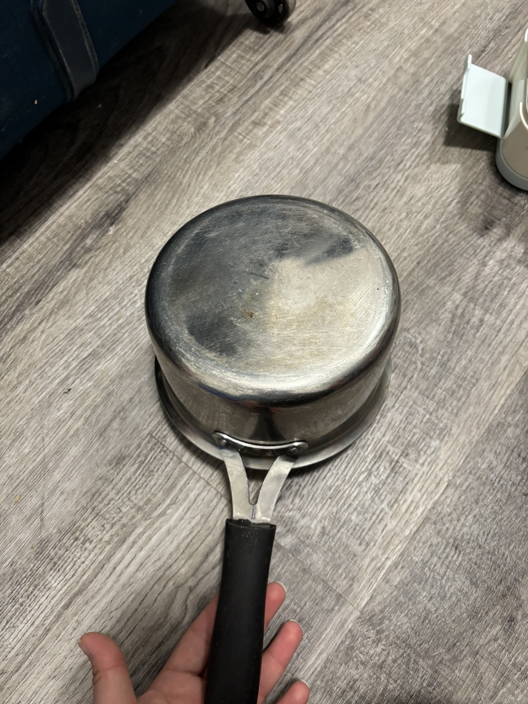 Stainless Steel Saucepan with Black Handle - photo 2