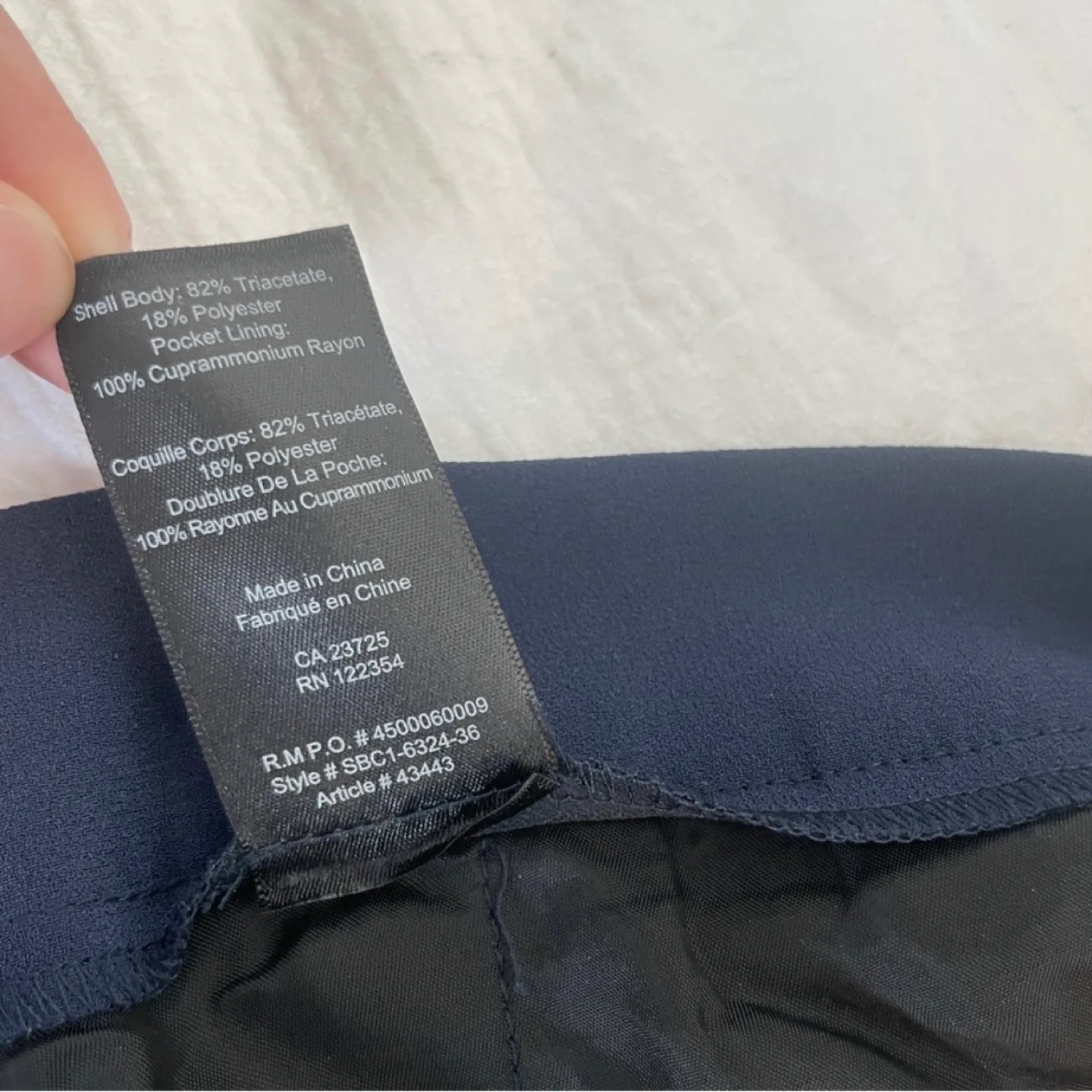 NEW Aritzia Babaton Cohen Pants (indigo/size 0) image indicator(3)