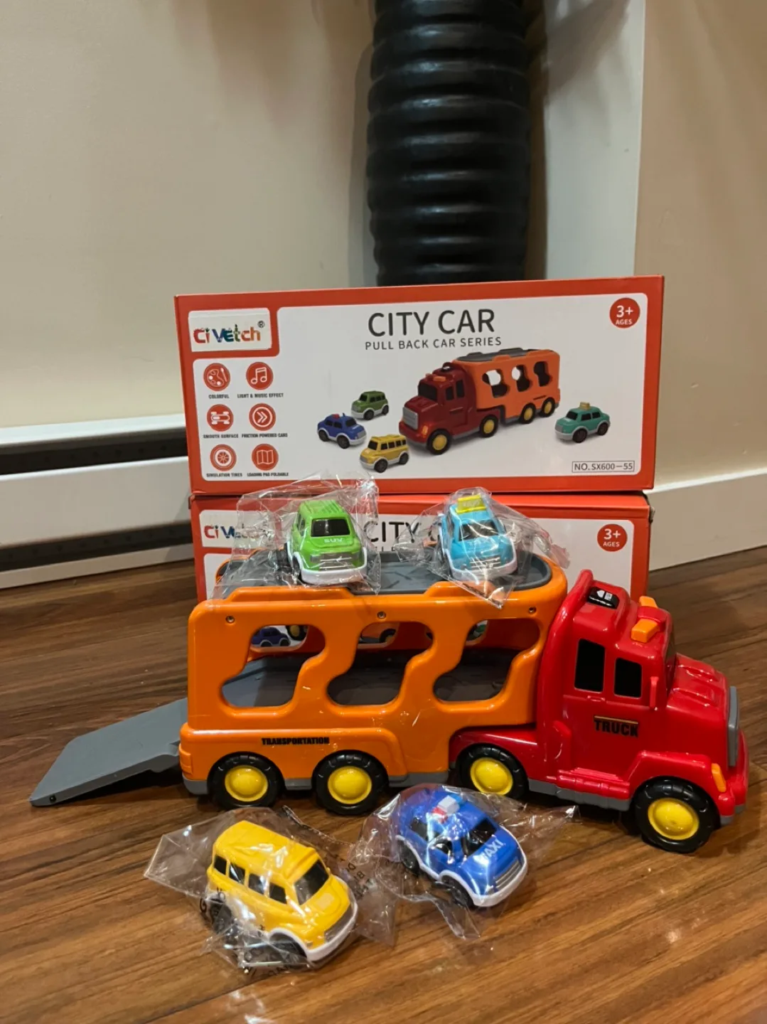 City toy trucks set image indicator(4)