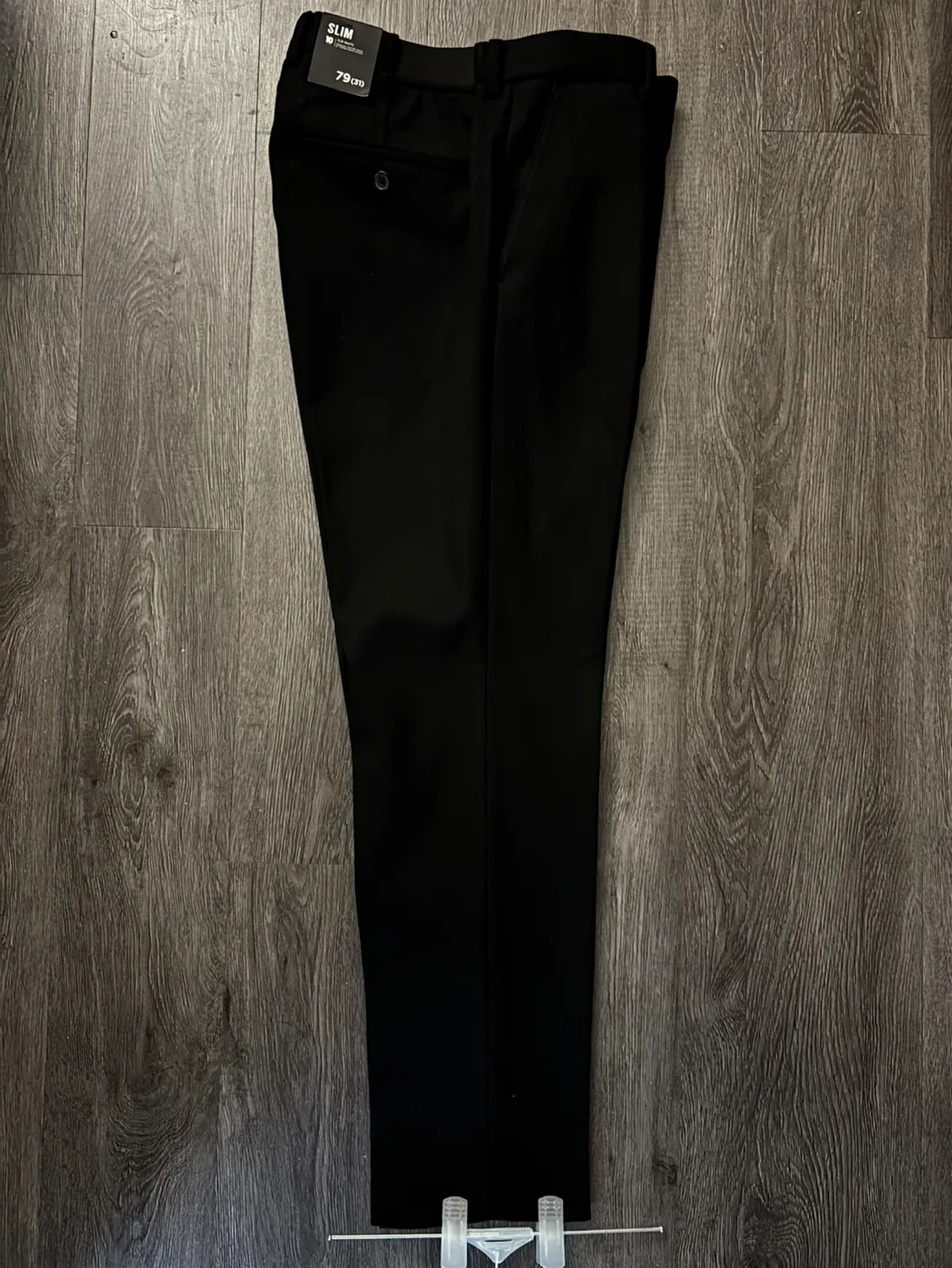 New! Slim Fit Black Dress / office Pants - Size 31 image indicator(3)