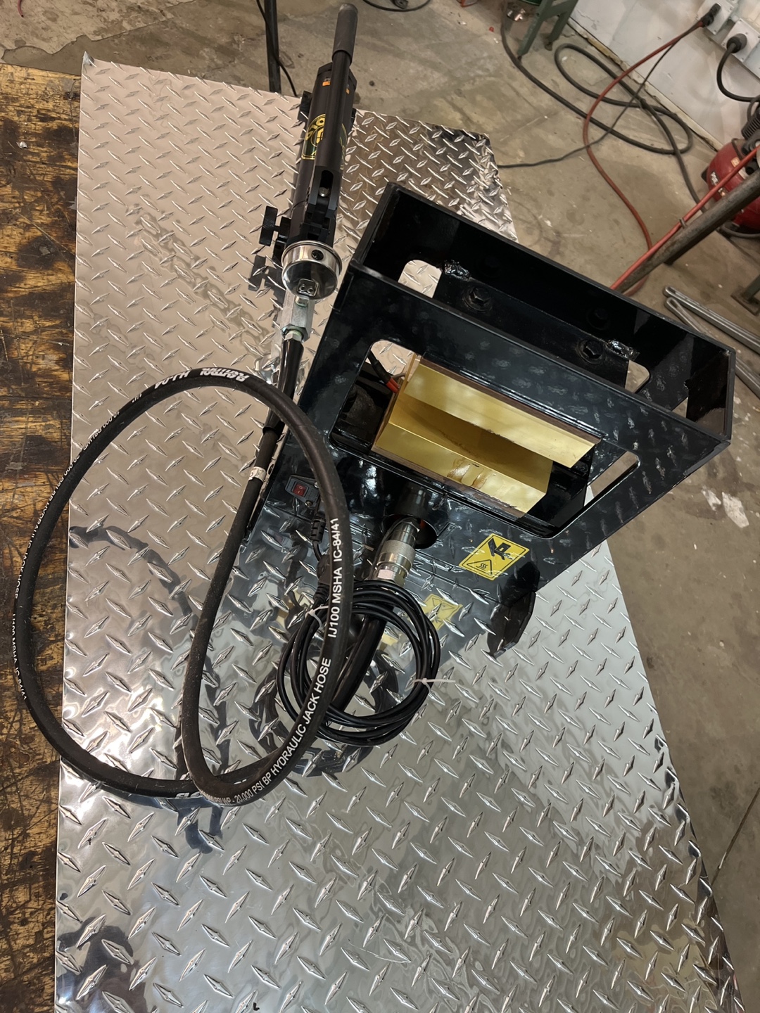 Clearly Gold Hydraulic Press