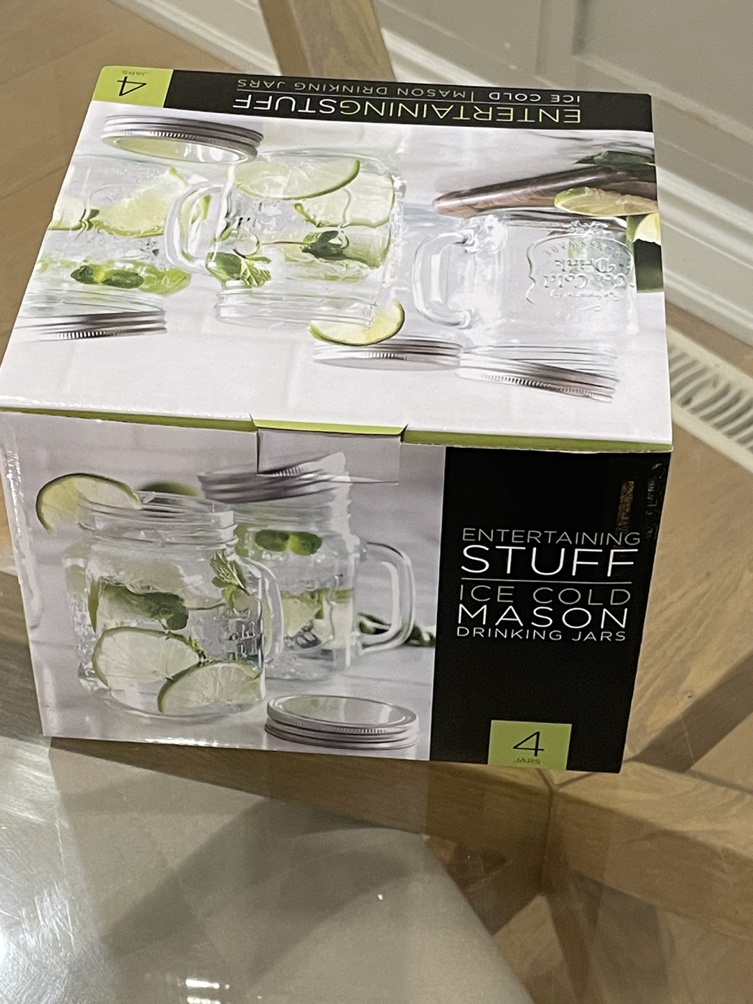 Set of 4 Mason Drinking Jars - photo 3
