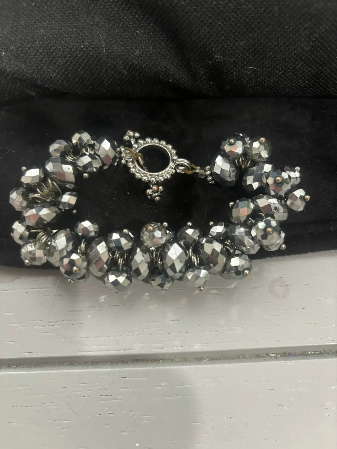 Silver Beaded Bracelet thumbnail