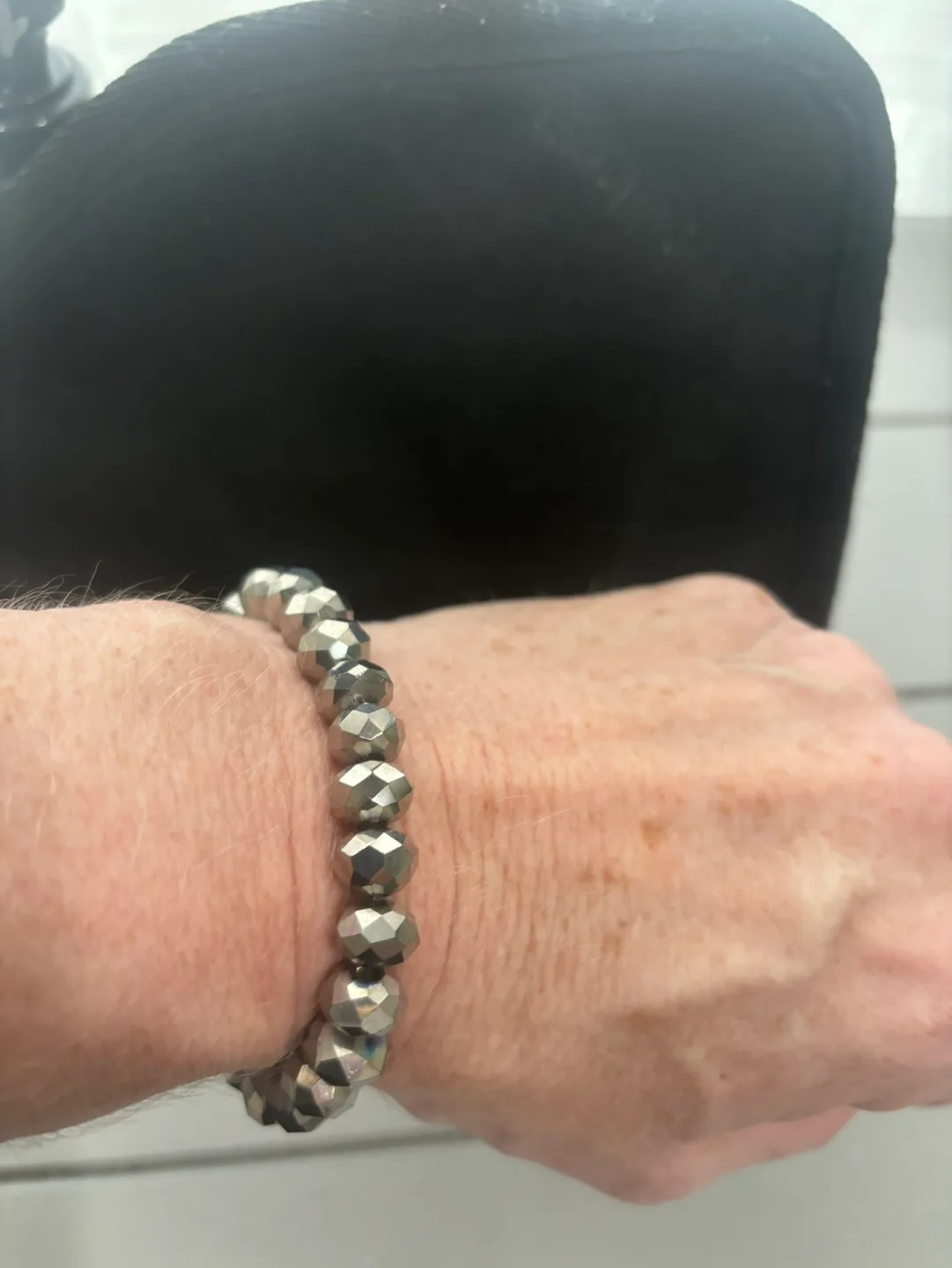 Silver Beaded Bracelet thumbnail
