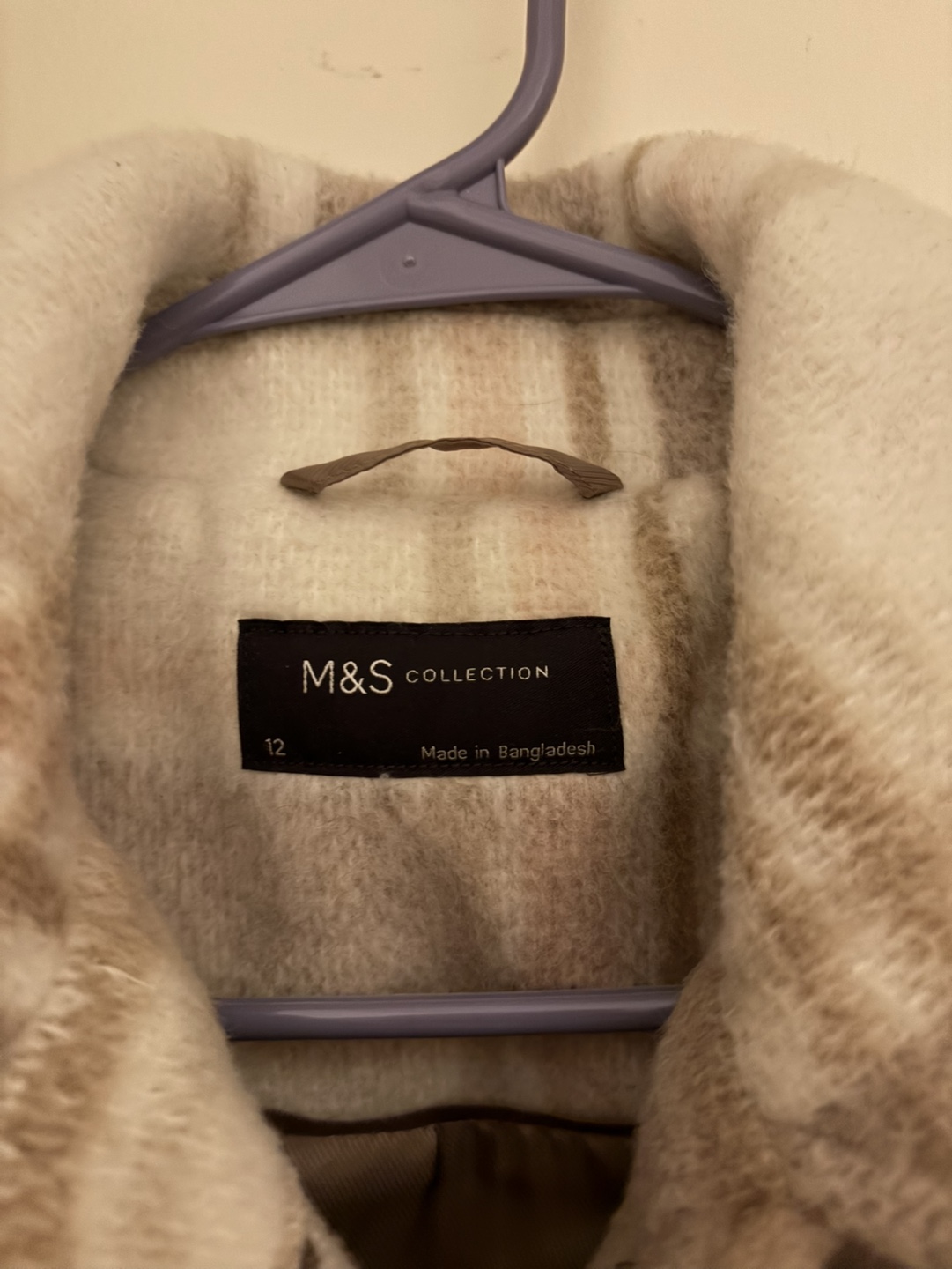 M&S Collection Plaid Thick Coat - photo 2