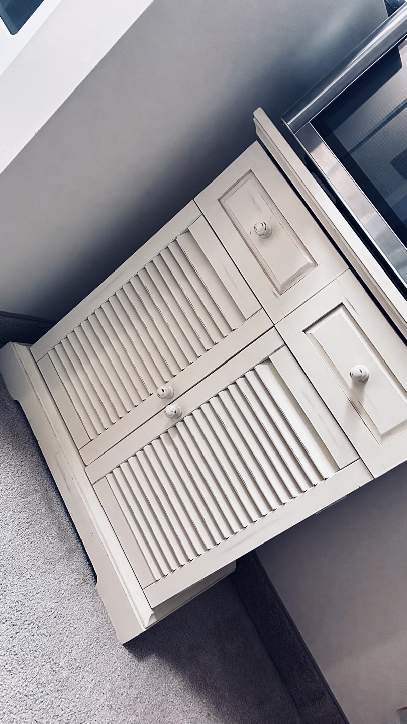 White Cabinet with Shutters - photo 2