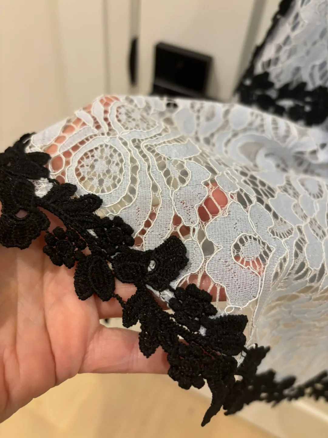 Edward Achour Paris Blue Lace Dress image indicator(8)