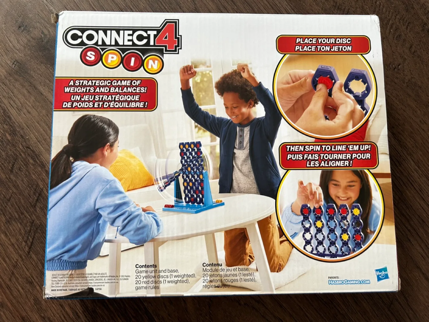 Brand New Connect 4 Spin Board Game image indicator(2)