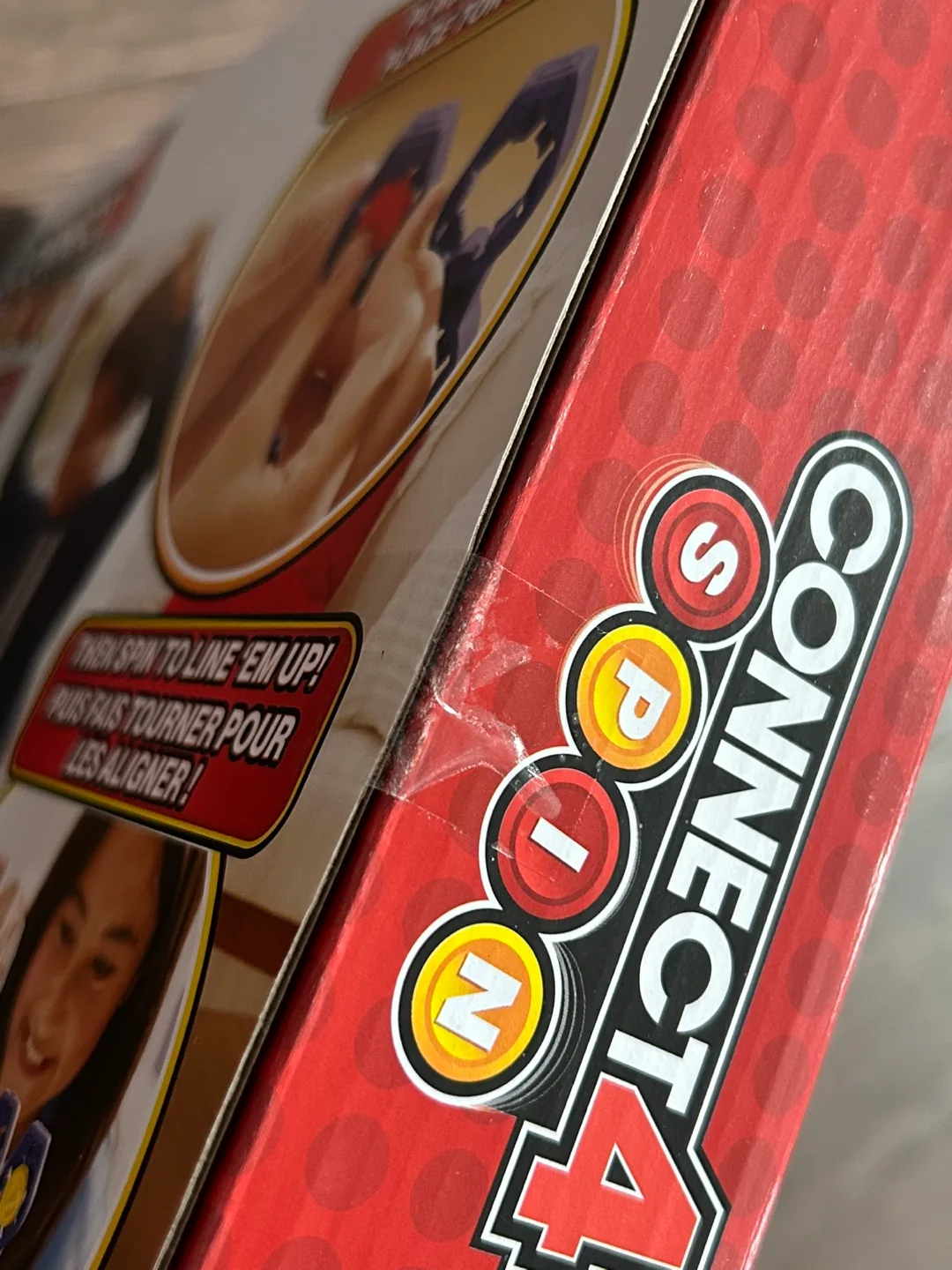 Brand New Connect 4 Spin Board Game image indicator(3)