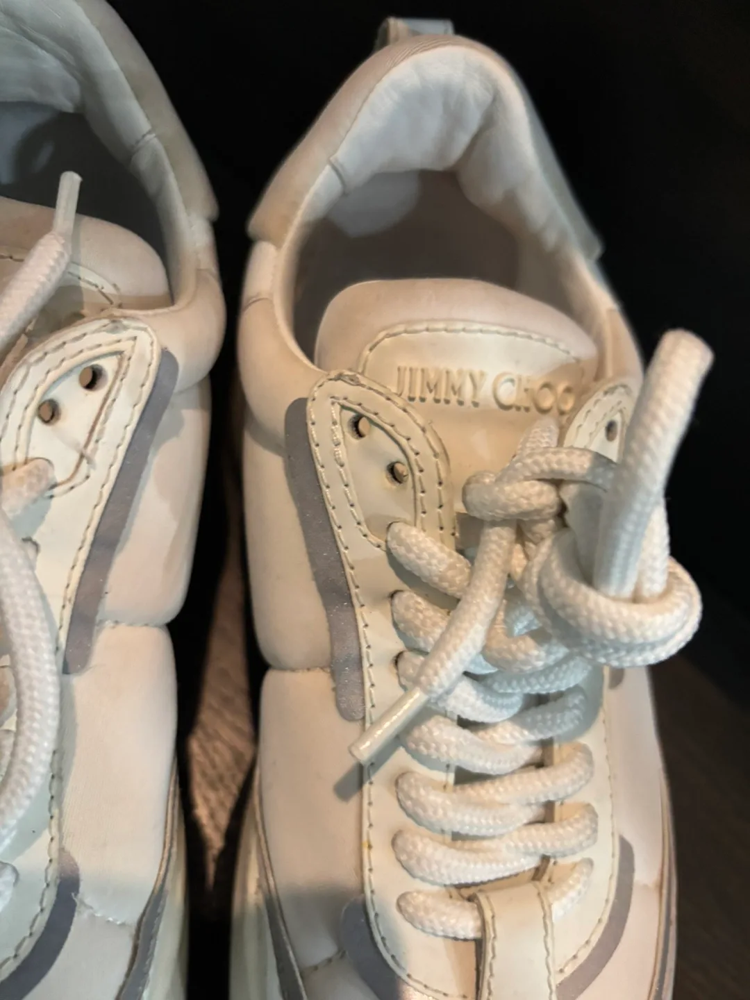 Jimmy Choo White Sneakers image indicator(4)