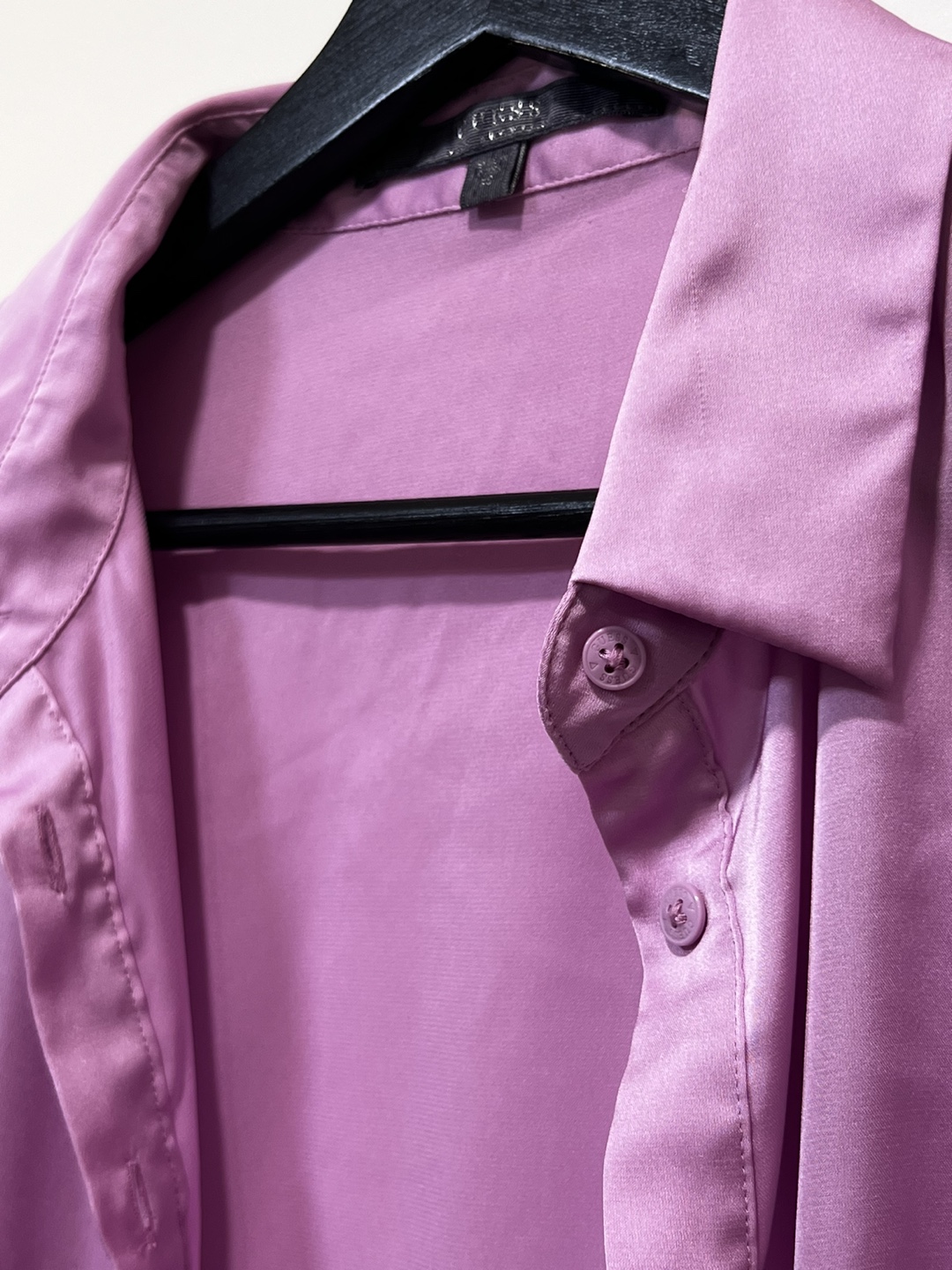 Guess Pink Satin Blouse