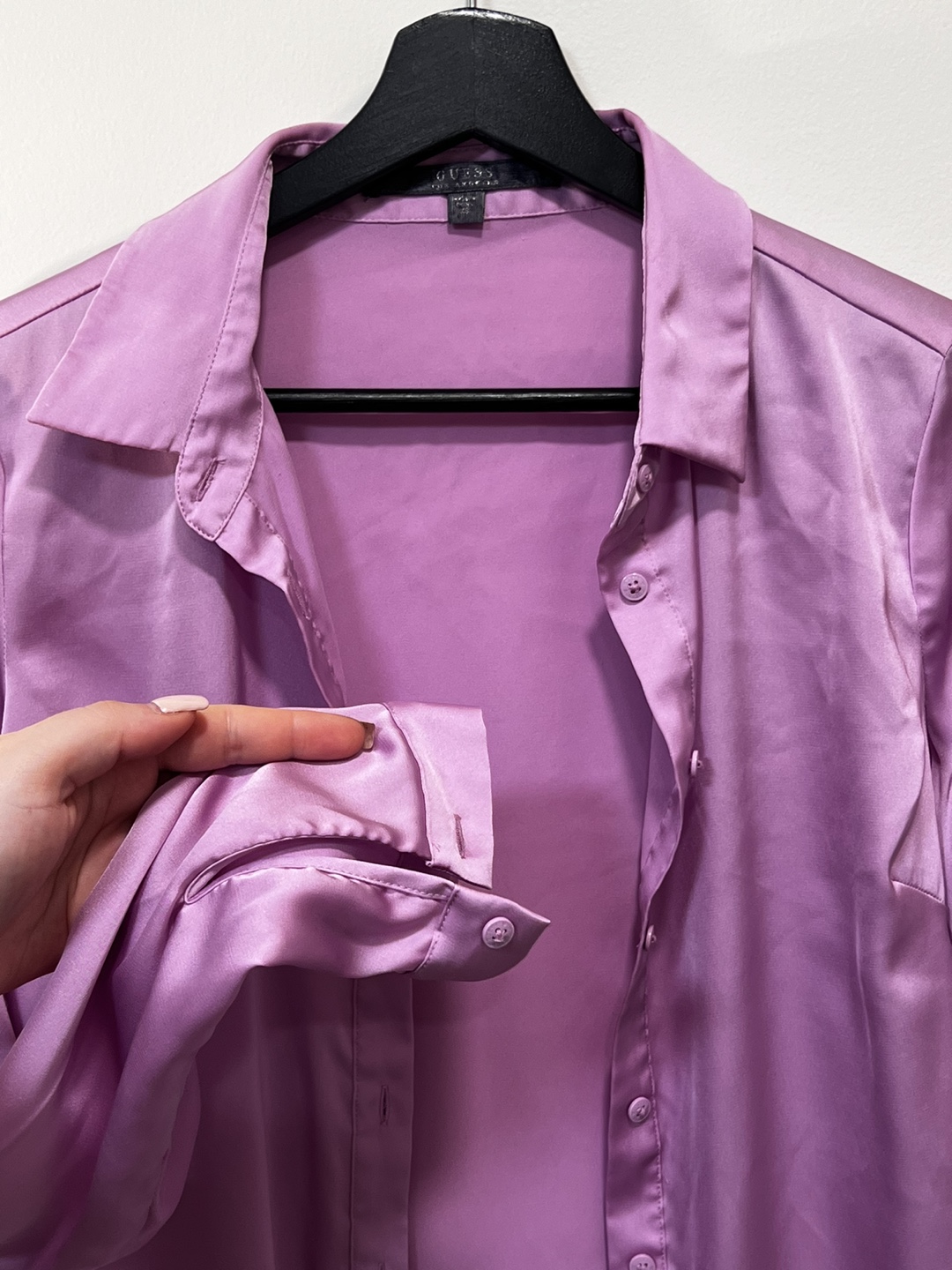 Guess Pink Satin Blouse - photo 5