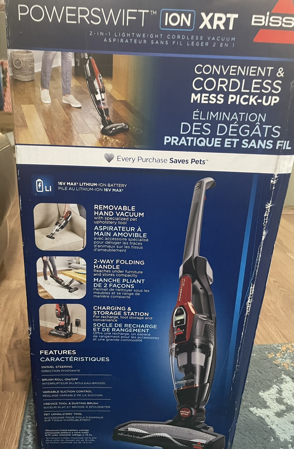Bissell Powerswift Ion XRT Cordless Vacuum