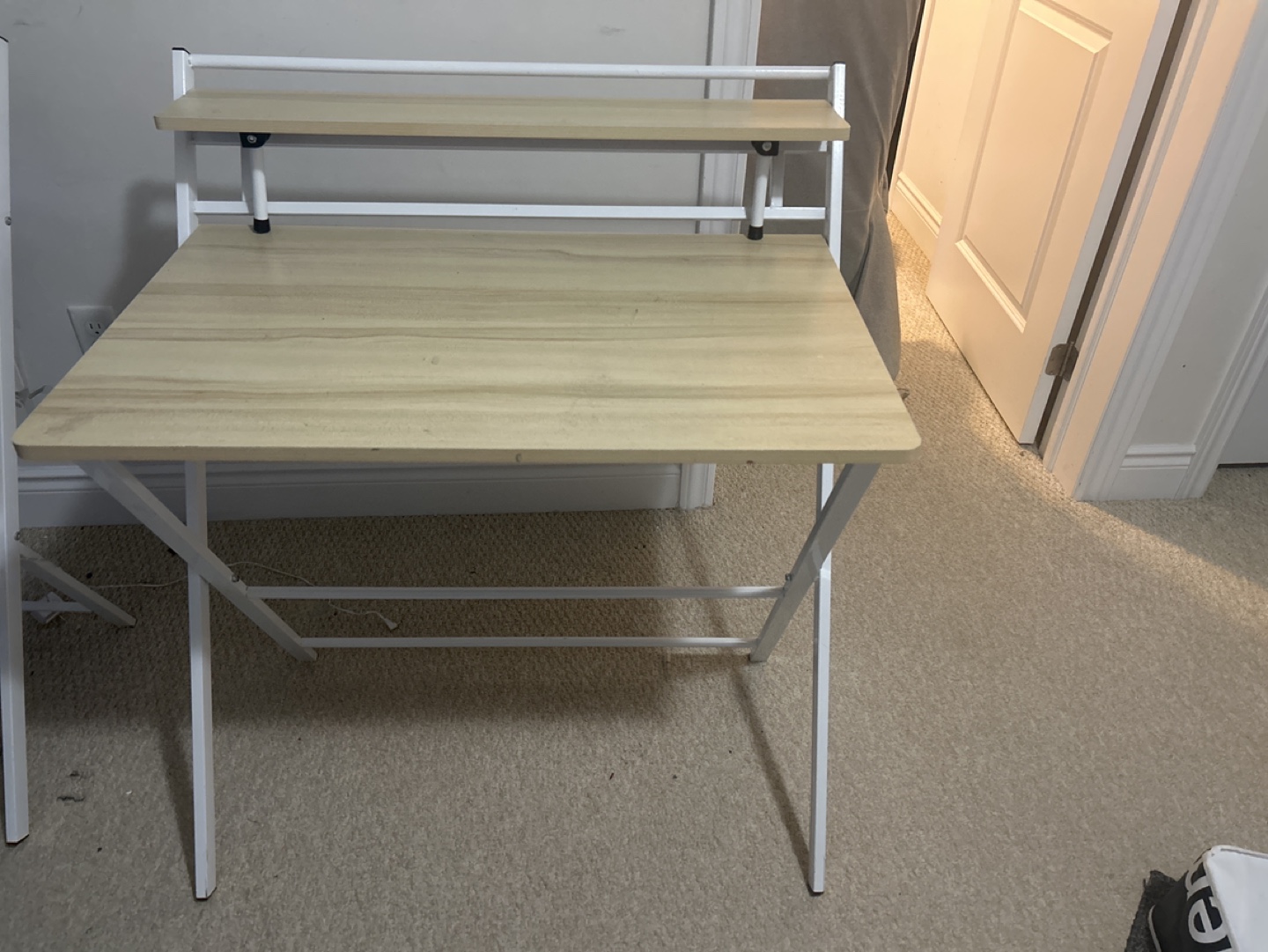 Folding Desk with Shelf