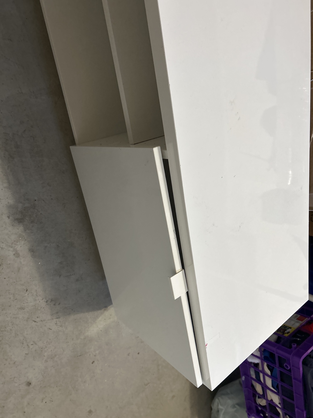 White TV Stand - photo 3