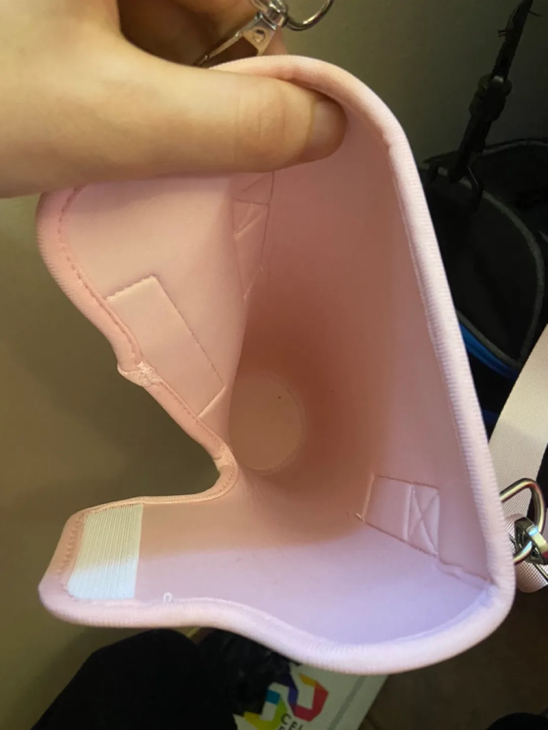 Pink Rhinestone  Water Bottle Carrier image indicator(4)