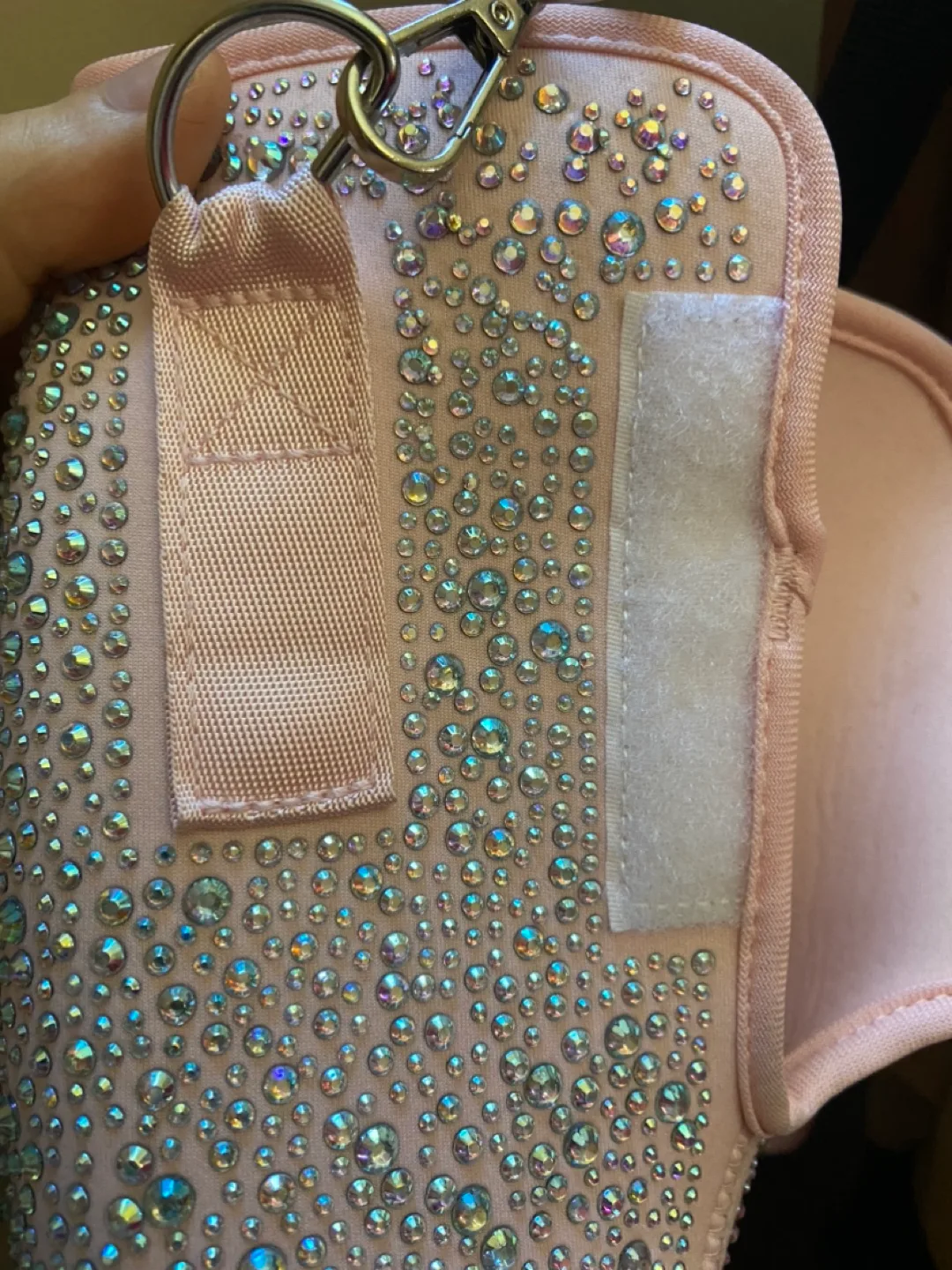 Pink Rhinestone  Water Bottle Carrier image indicator(6)