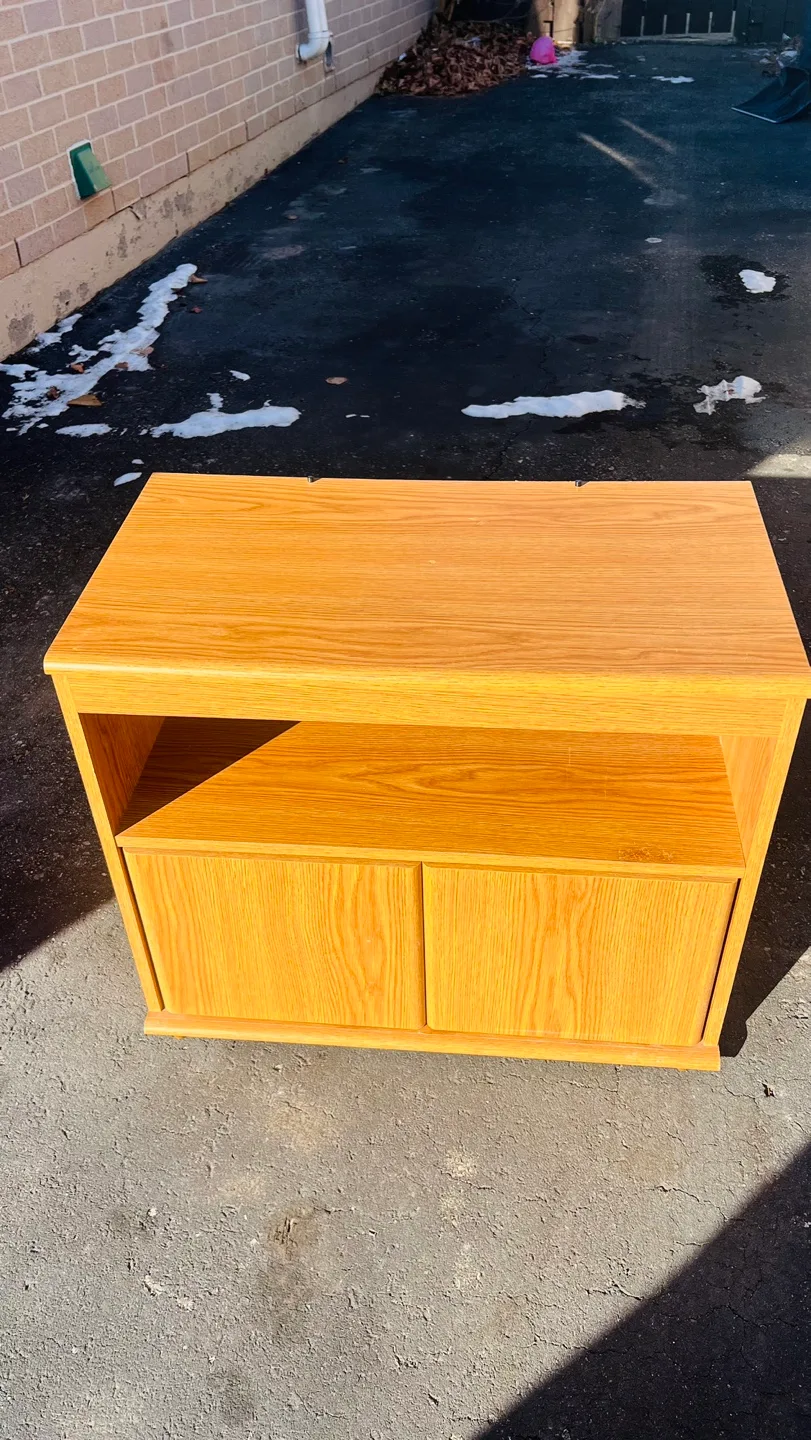 Wooden Cabinet with Doors thumbnail