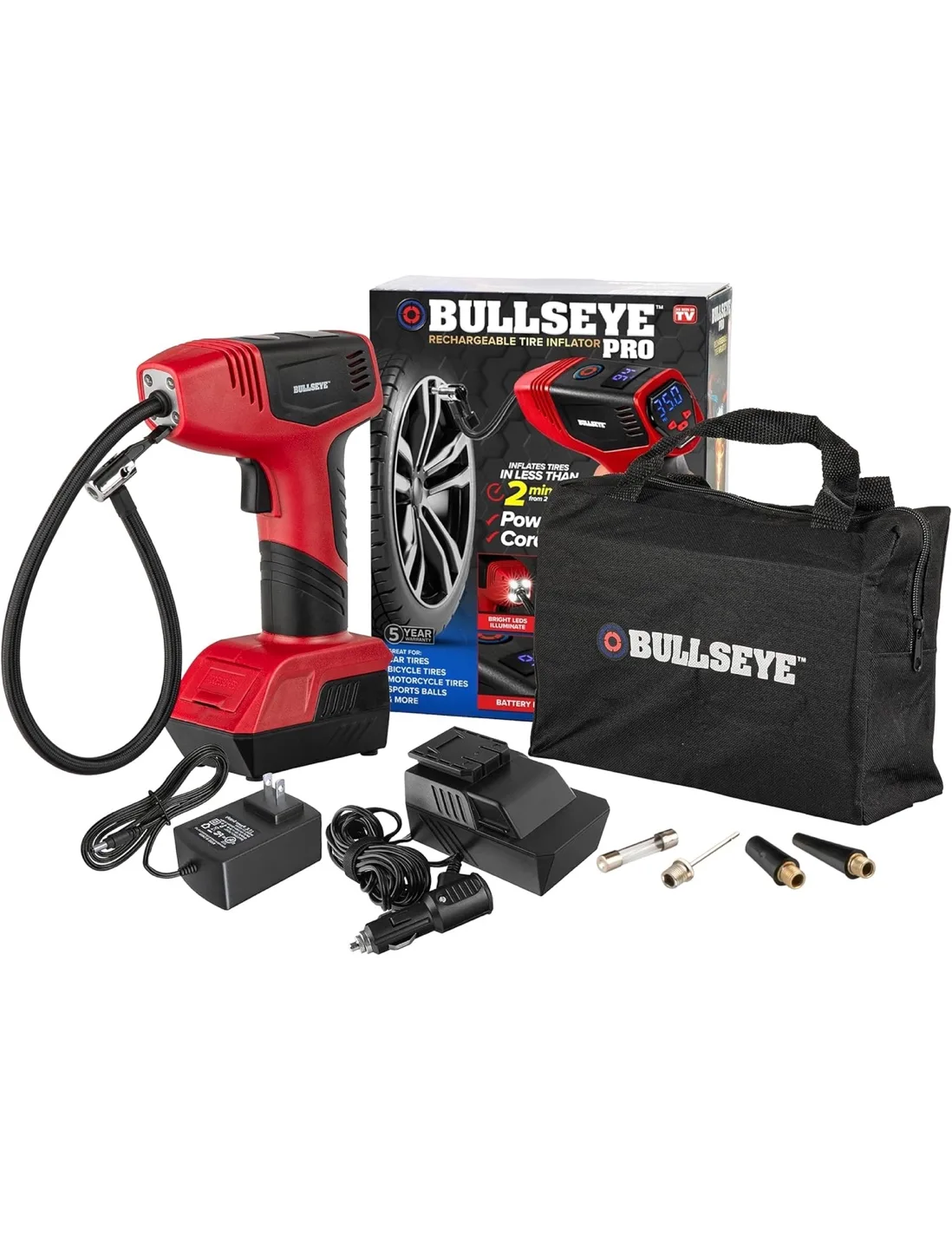 Bullseye Rechargeable Tire Inflator Pro image indicator(4)