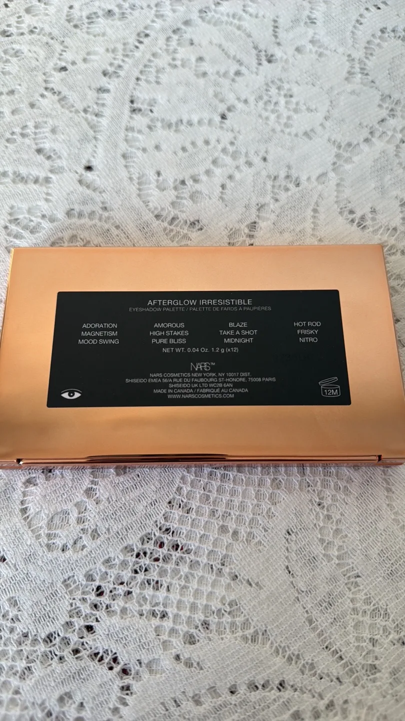 NARS Afterglow Eyeshadow Palette 🆕 Retail: $82.00 before tax image indicator(3)