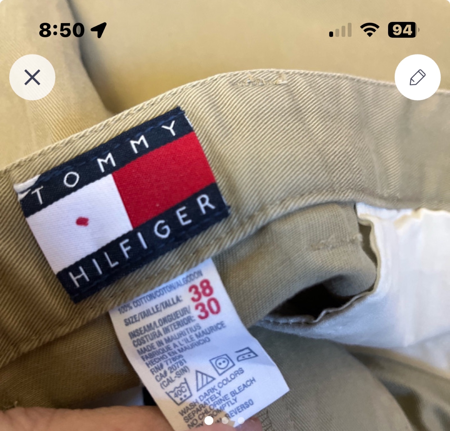 Tommy Hilfiger Khaki Pants