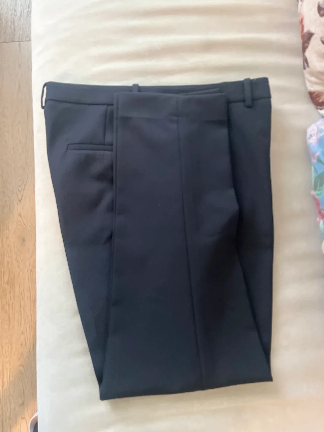 Donna Karan New York Black Straight Leg Pants image indicator(2)