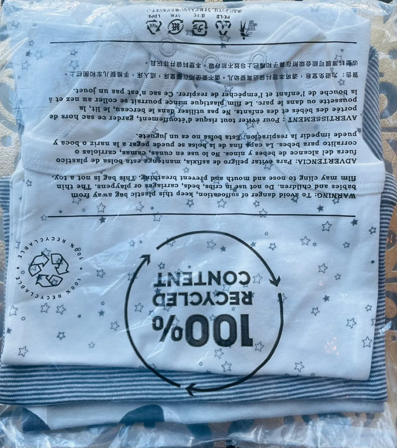 Little Planet Organic Baby Bodysuit 3 Pack - 9 Months image indicator(6)