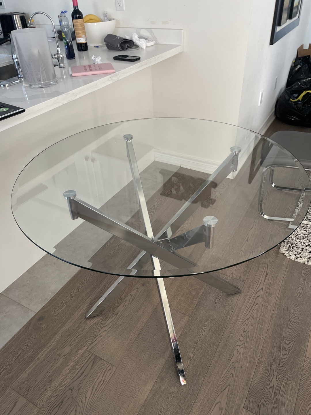 Glass Dining Table from The Brick - photo 3