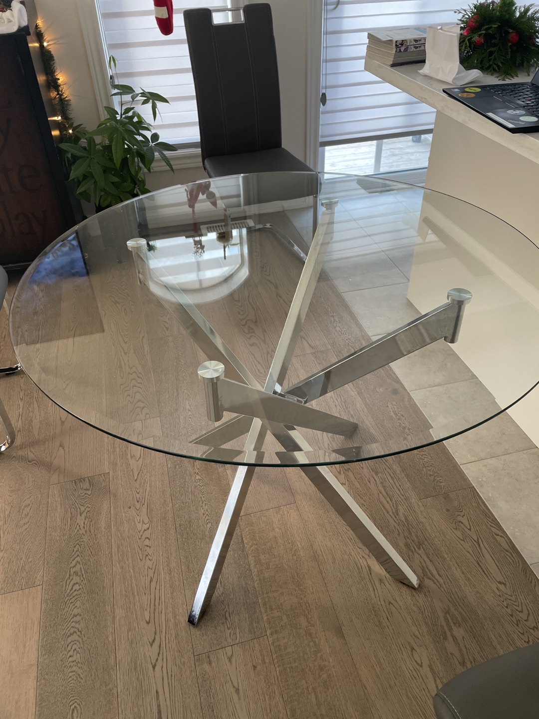 Glass Dining Table from The Brick - photo 2